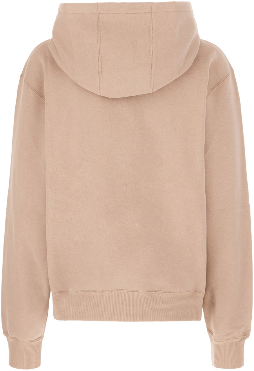 Saint Laurent Saint Laurent Antiqued pink cotton sweatshirt Roze