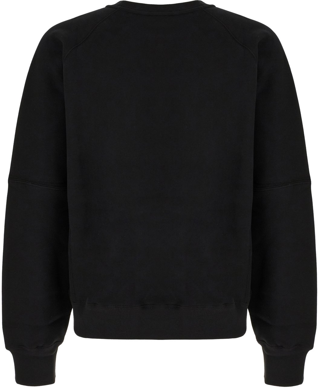 Saint Laurent Black cotton sweatshirt Zwart