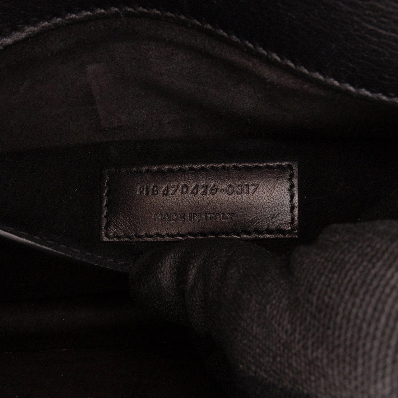 Saint Laurent Medium Leather Monogram Stars and Hearts Sunset Crossbody Zwart