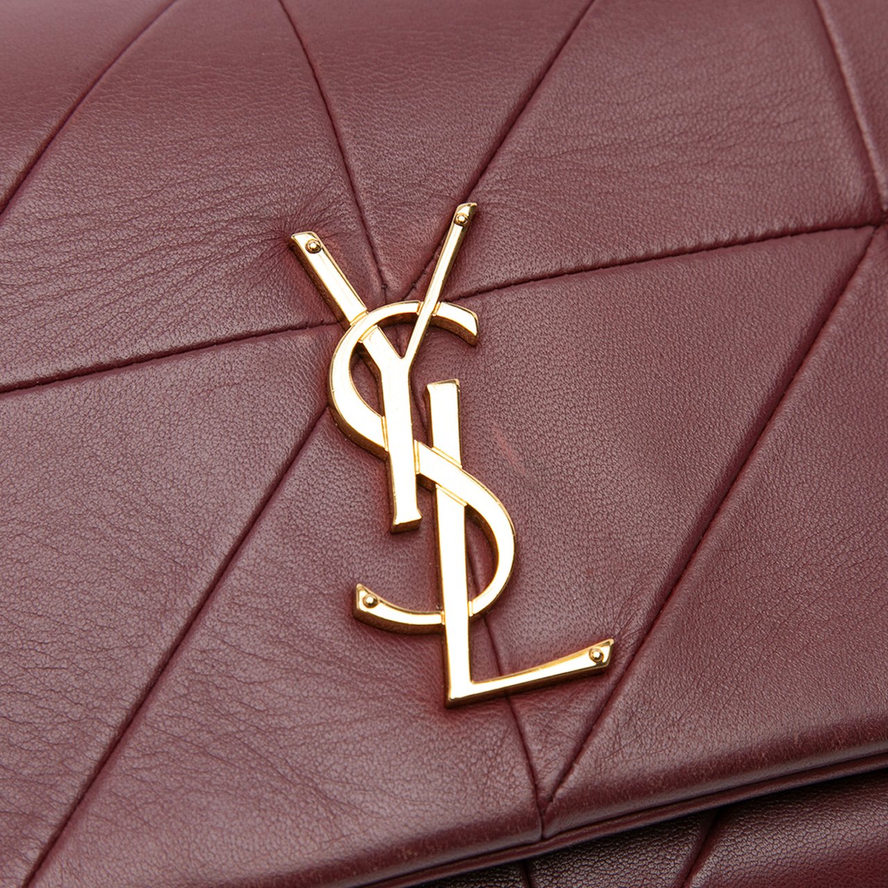 Saint Laurent Medium Lambskin Jamie Patchwork Shoulder Bag Rood
