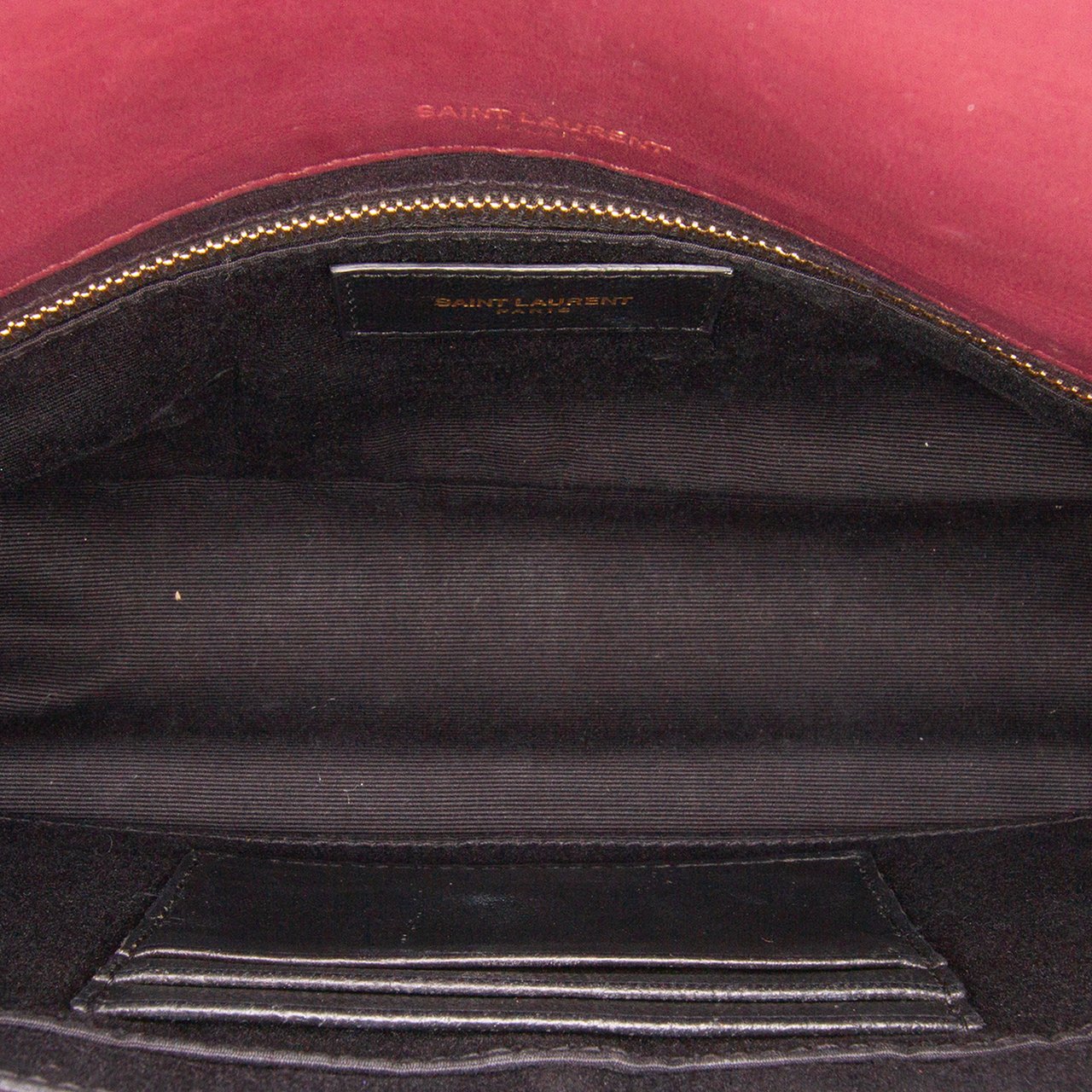 Saint Laurent Medium Lambskin Jamie Patchwork Shoulder Bag Rood
