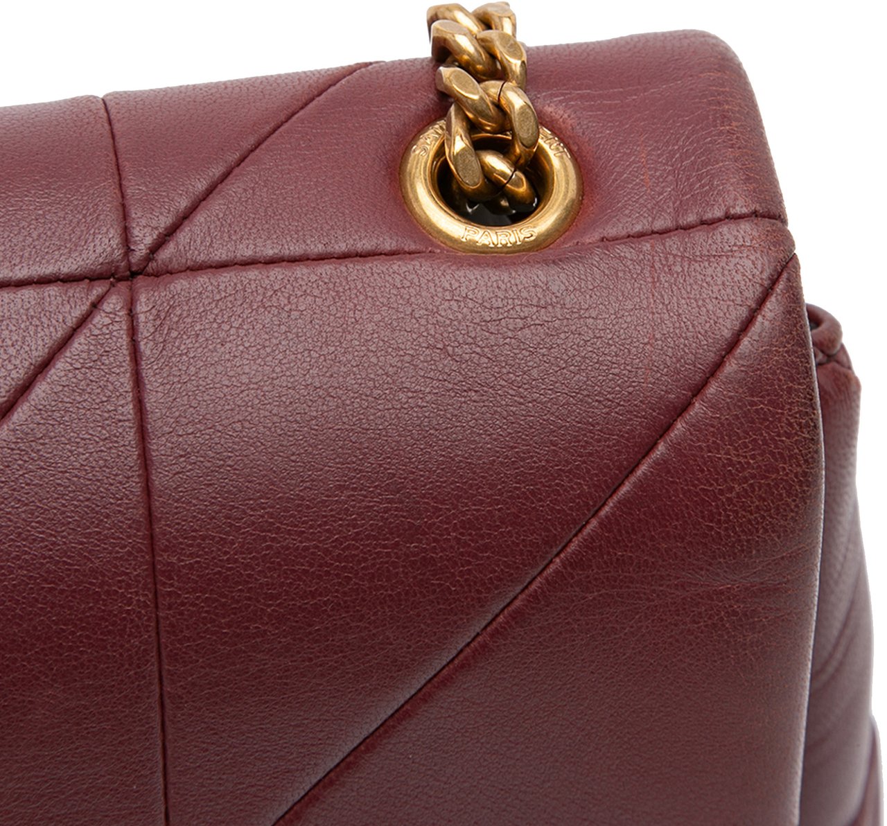Saint Laurent Medium Lambskin Jamie Patchwork Shoulder Bag Rood