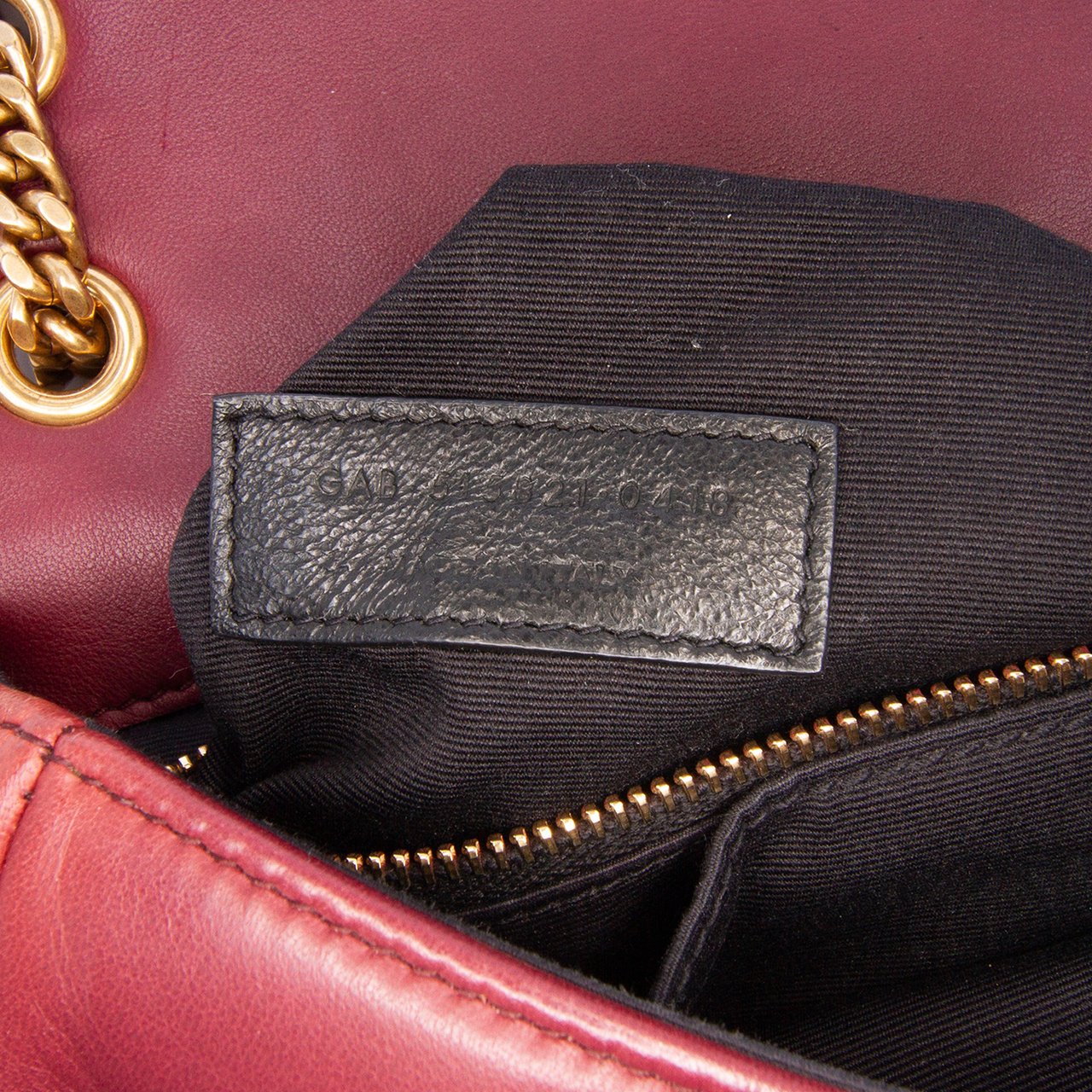 Saint Laurent Medium Lambskin Jamie Patchwork Shoulder Bag Rood