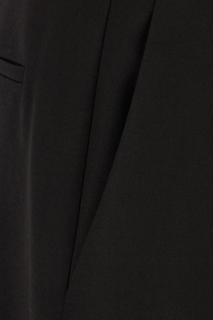 Saint Laurent Saint Laurent Black wool pants Zwart