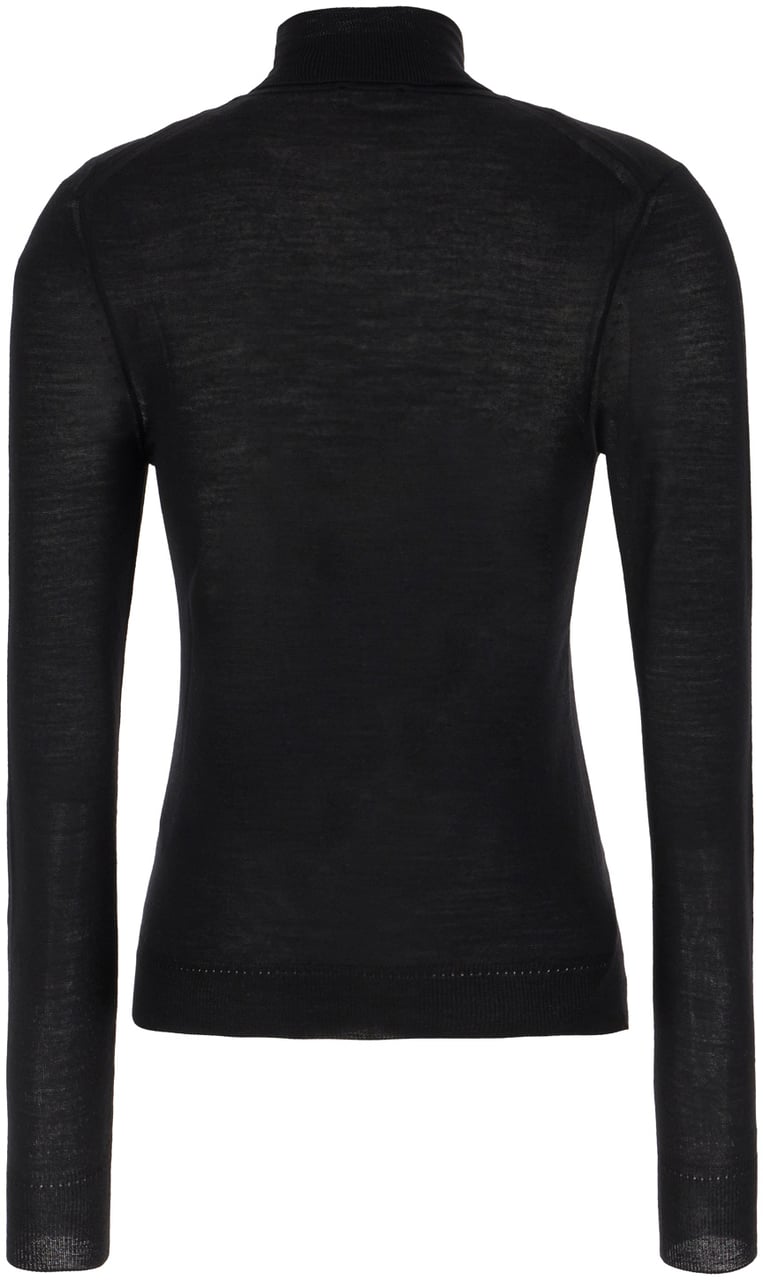 Saint Laurent Saint Laurent Black wool top Zwart