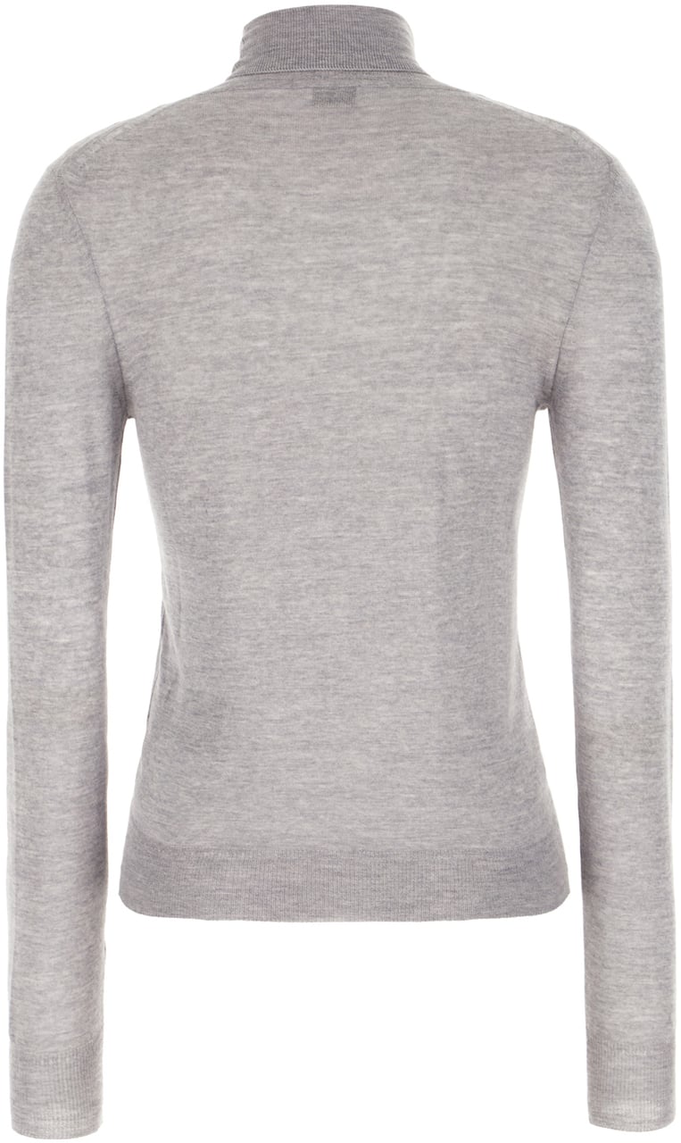 Saint Laurent Saint Laurent Grey wool top Grijs