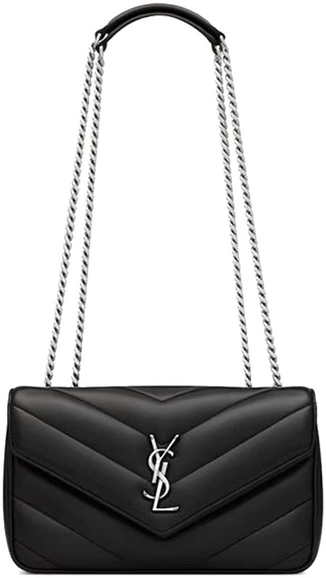 Saint Laurent Saint Laurent Lou Lou Small Quilted Bag Zwart
