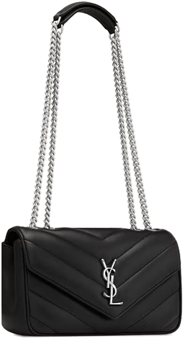 Saint Laurent Saint Laurent Lou Lou Small Quilted Bag Zwart