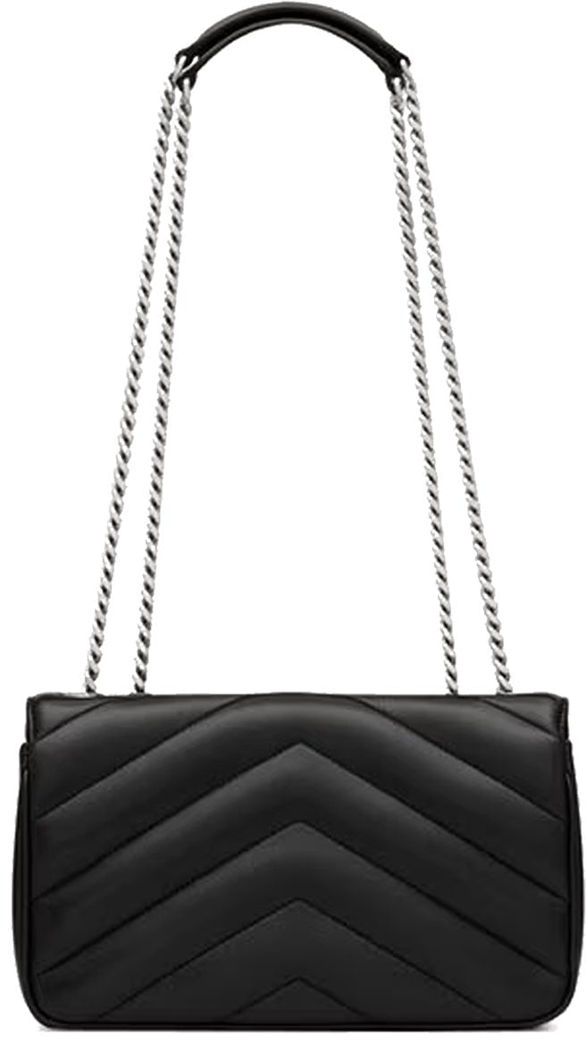 Saint Laurent Saint Laurent Lou Lou Small Quilted Bag Zwart