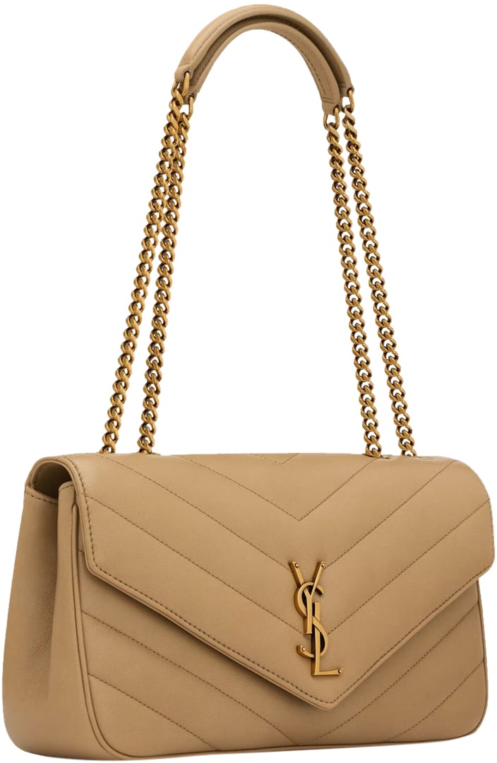 Saint Laurent Saint Laurent Lou Lou Medium Shoulder Bag Beige