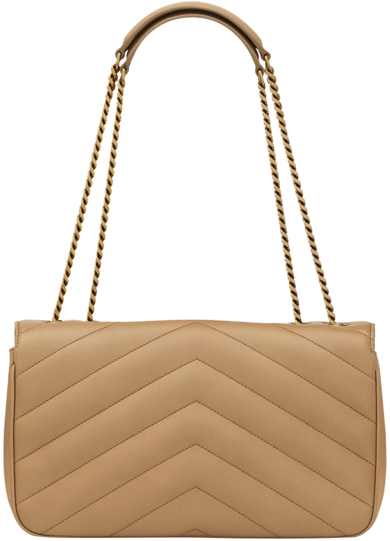 Saint Laurent Saint Laurent Lou Lou Medium Shoulder Bag Beige
