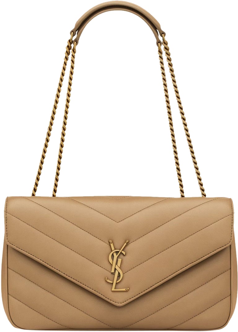Saint Laurent Saint Laurent Lou Lou Medium Shoulder Bag Beige
