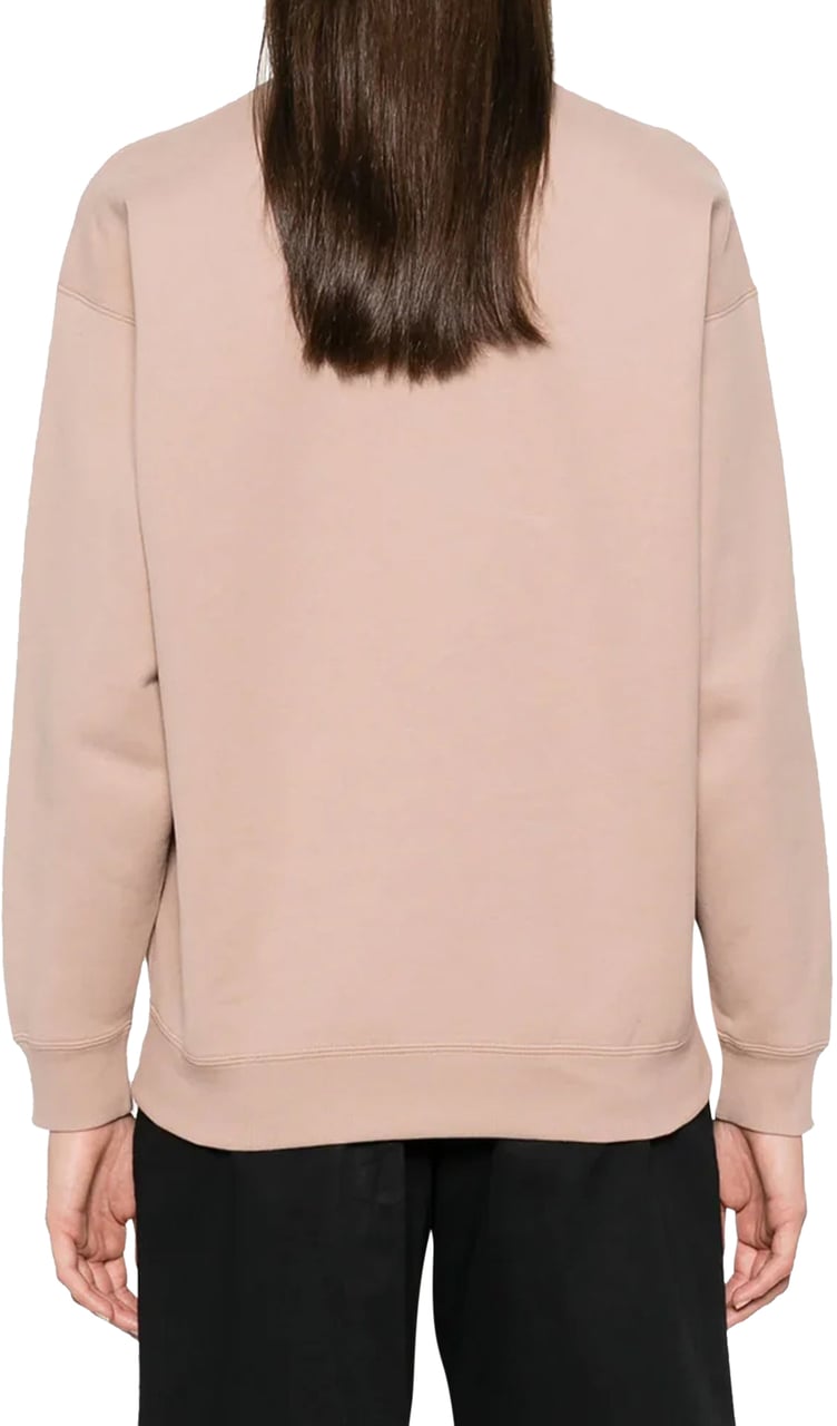 Saint Laurent Saint Laurent Cotton Logo Sweatshirt Roze