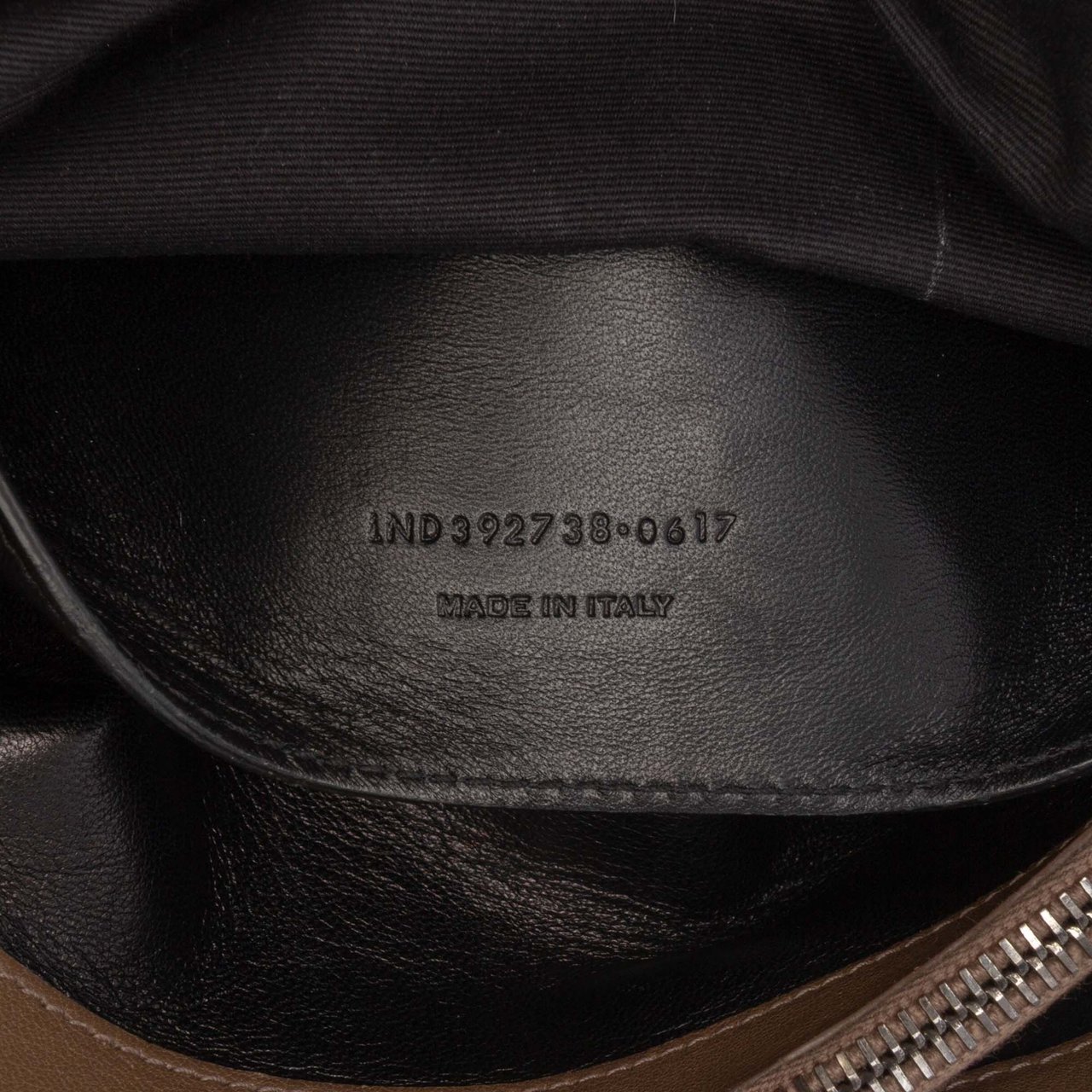 Saint Laurent Large Quilted Chevron Sheepskin College Satchel Bruin