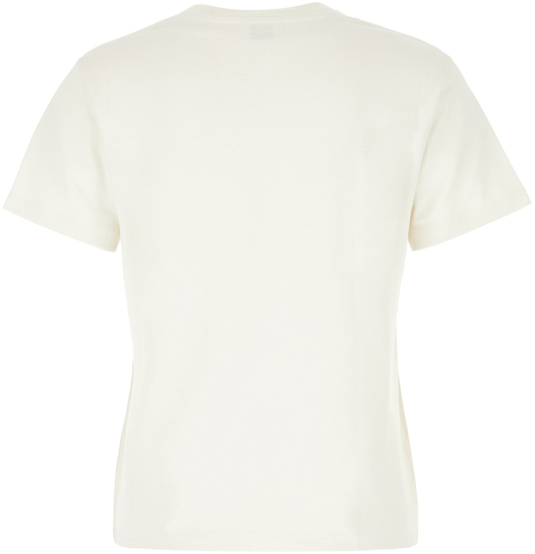 Saint Laurent Saint Laurent Chalk cotton blend t-shirt Neutraal