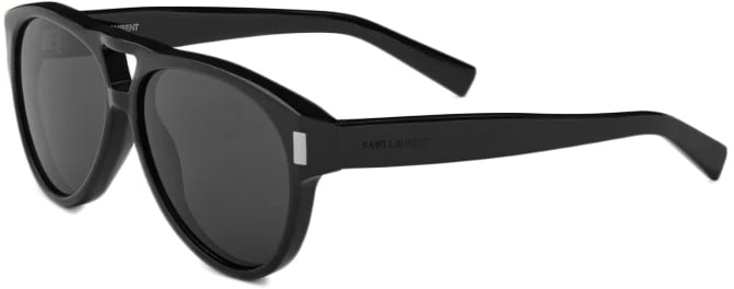 Saint Laurent Bold Frame Sunglasses with Eco-Friendly Recycled Acetate Neutraal