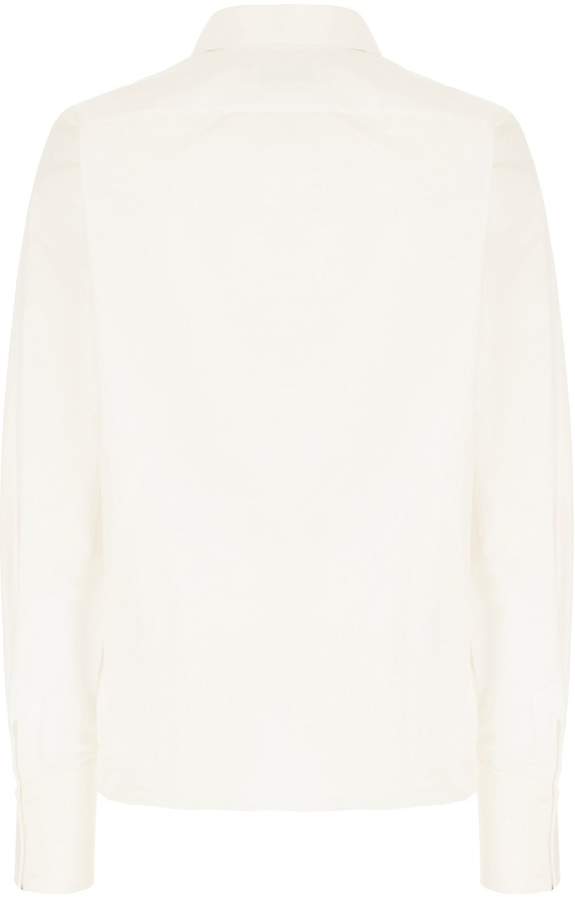 Saint Laurent Saint Laurent White cotton shirt Wit