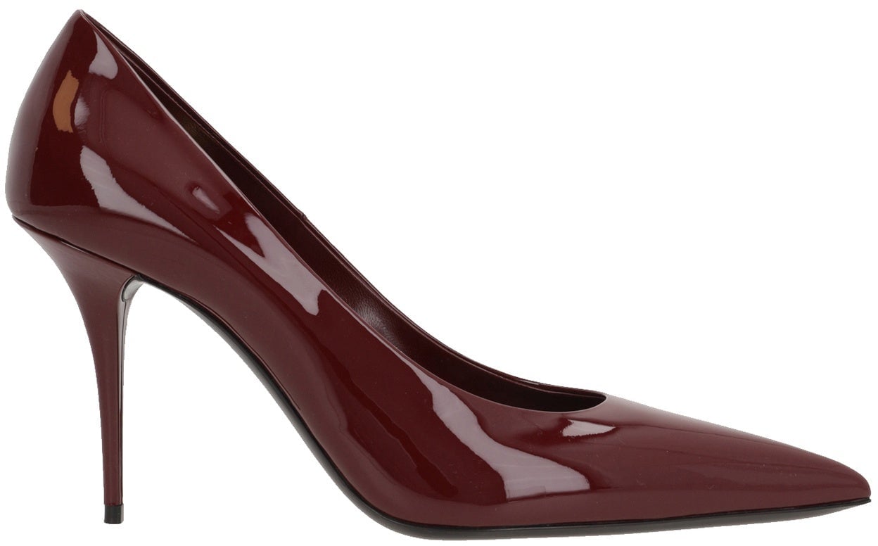 Saint Laurent Saint Laurent Norma Leather Pumps Rood