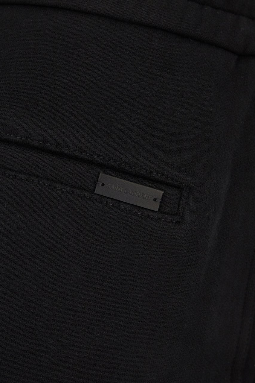 Saint Laurent Saint Laurent Black cotton joggers Zwart