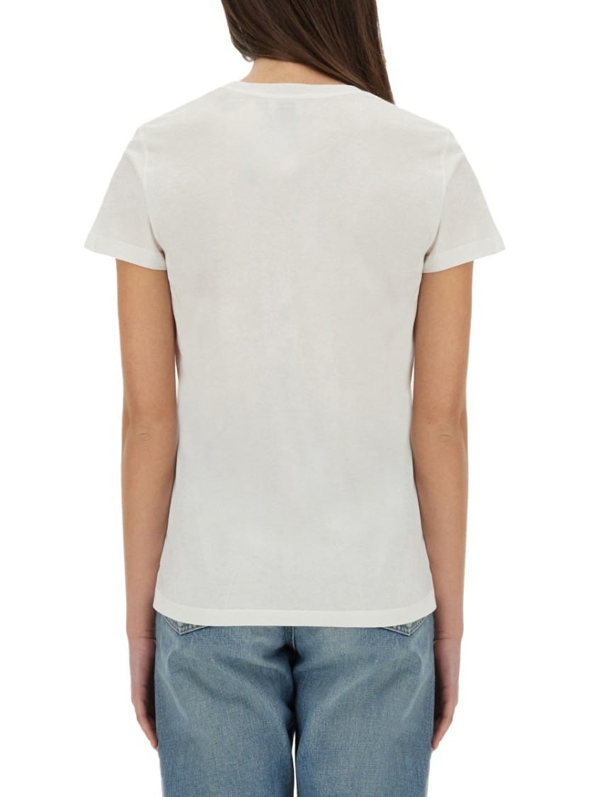 Saint Laurent "Music Festival" T-Shirt Neutraal