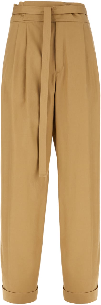 Saint Laurent Saint Laurent Beige cotton pants Beige