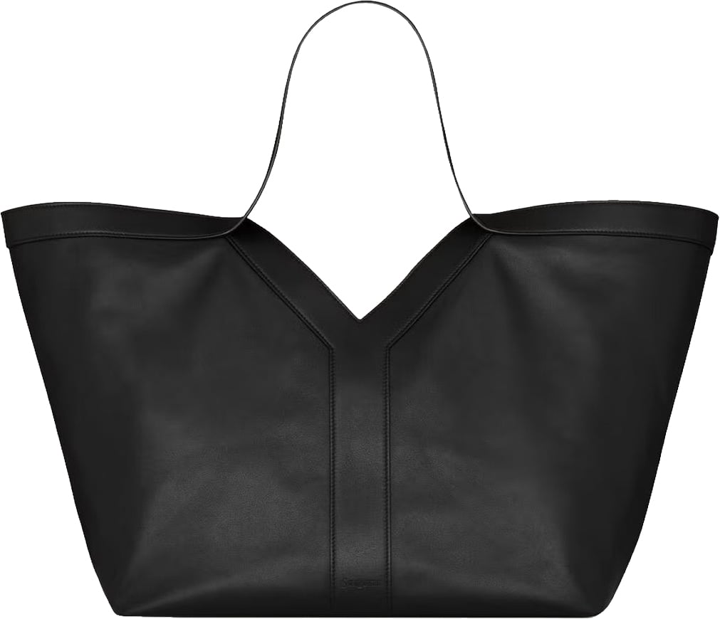 Saint Laurent Tote Y Leather Bag Zwart