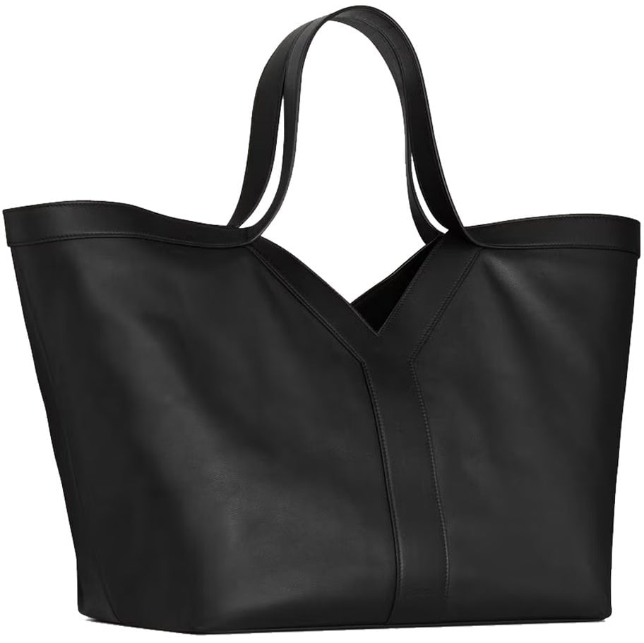 Saint Laurent Tote Y Leather Bag Zwart