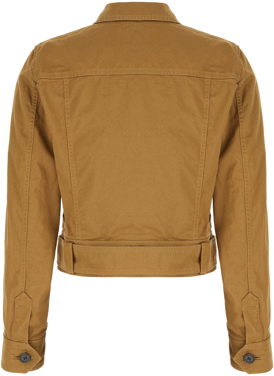 Saint Laurent Saint Laurent Camel cotton jacket Bruin