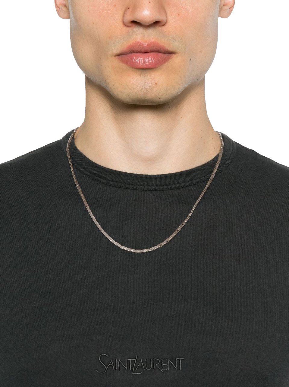 Saint Laurent T-Shirts And Polos Black Zwart