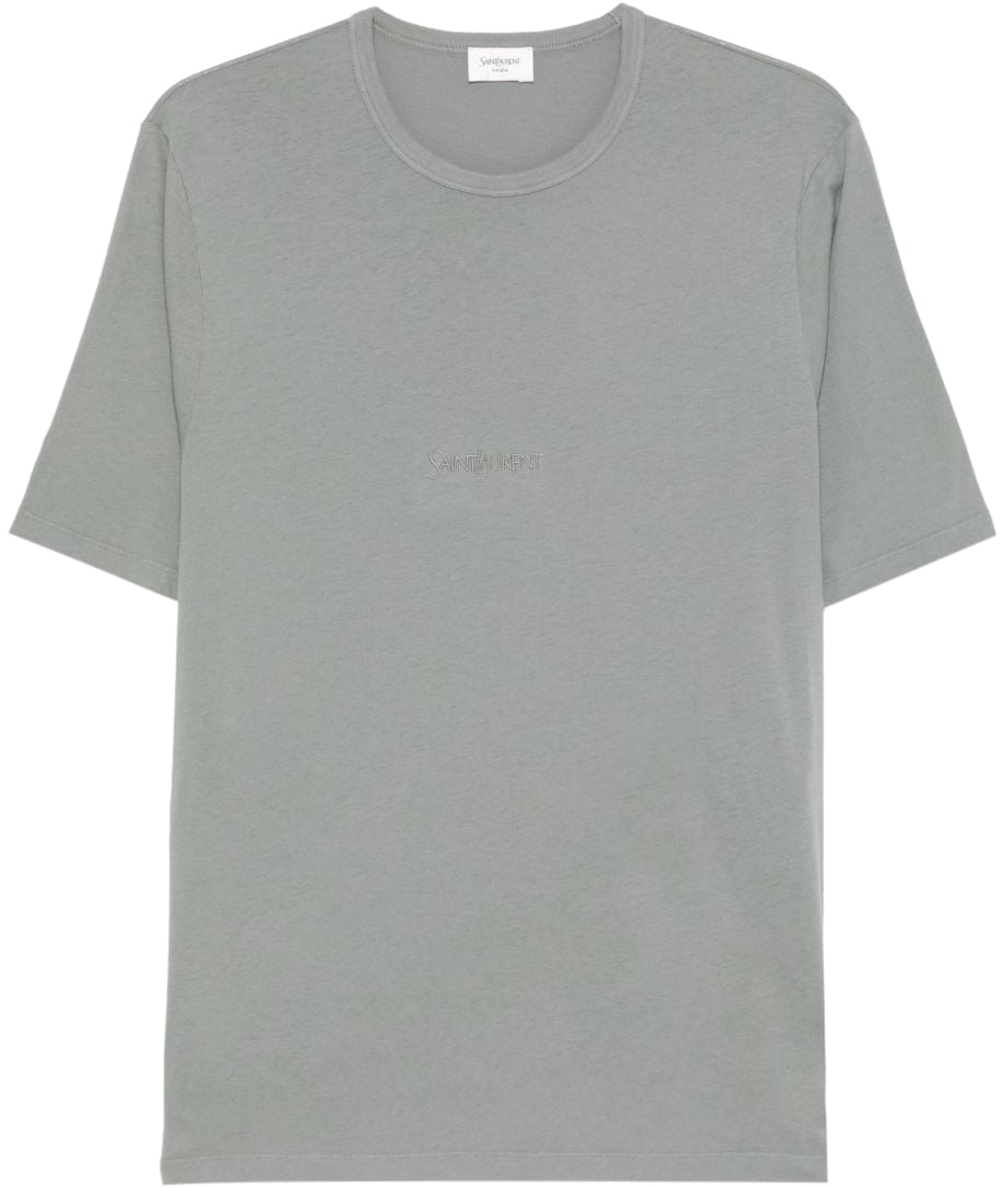 Saint Laurent T-Shirts And Polos Grey Grijs