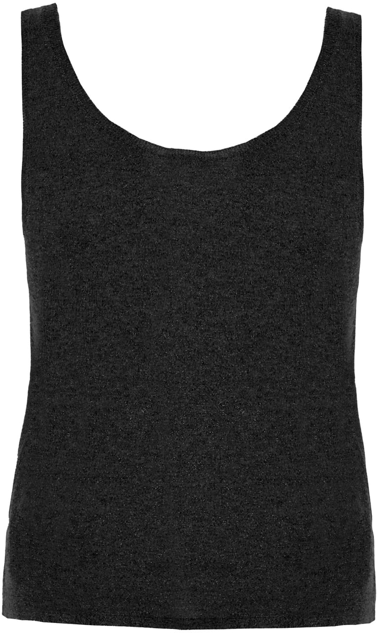 Saint Laurent Saint Laurent Black viscose blend top Zwart