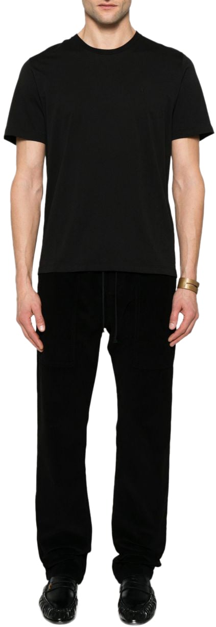 Saint Laurent T-Shirts And Polos Black Zwart