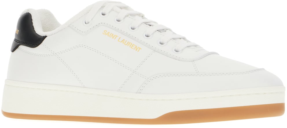 Saint Laurent Saint Laurent White leather SL/61 sneakers Wit