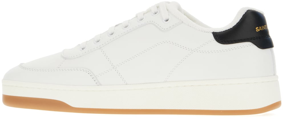 Saint Laurent Saint Laurent White leather SL/61 sneakers Wit