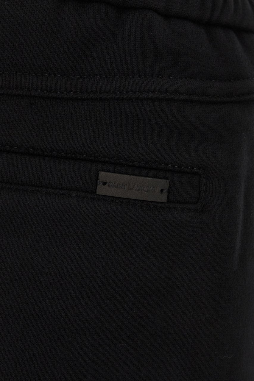 Saint Laurent Saint Laurent Black cotton bermuda shorts Zwart