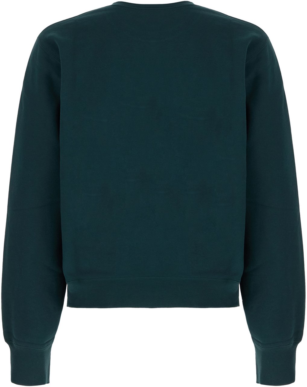 Saint Laurent Saint Laurent Dark green cotton sweatshirt Groen