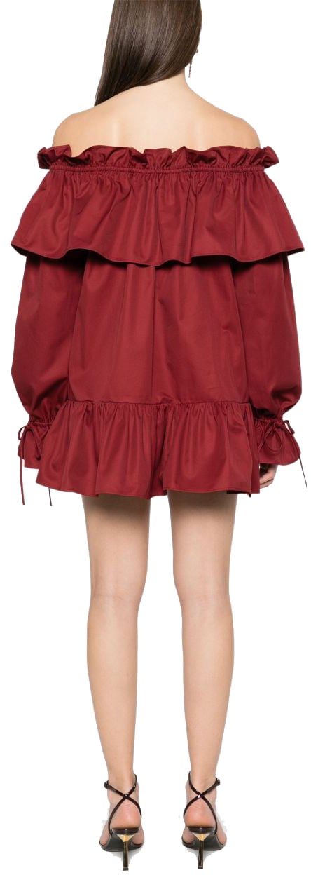 Saint Laurent Dresses Red Rood