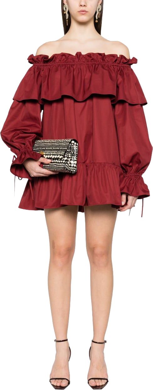 Saint Laurent Dresses Red Rood