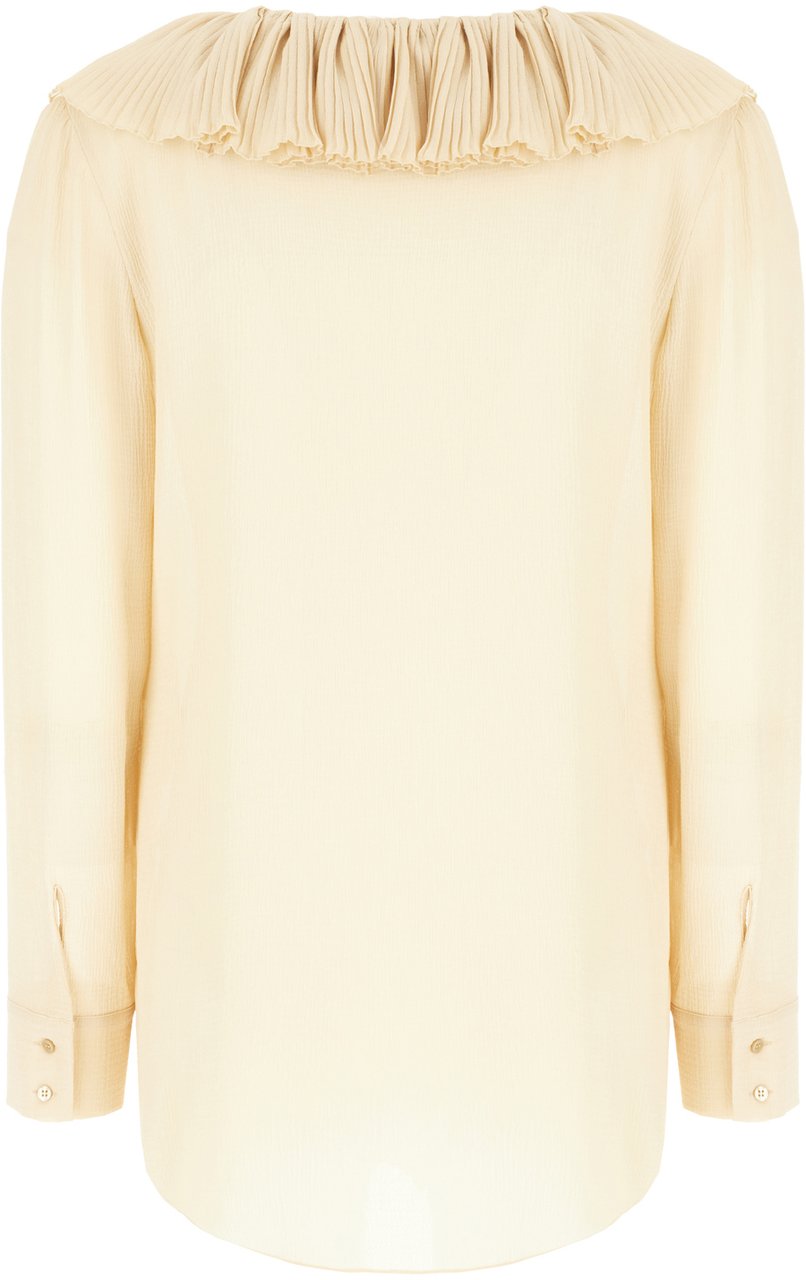 Saint Laurent Saint Laurent Beige silk blouse Beige