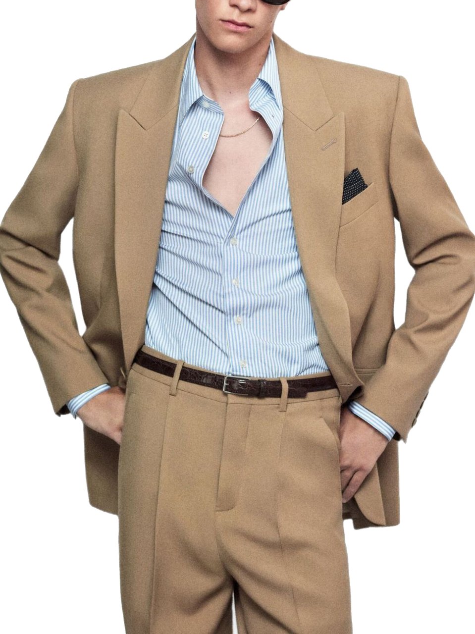 Saint Laurent Jackets Beige Beige