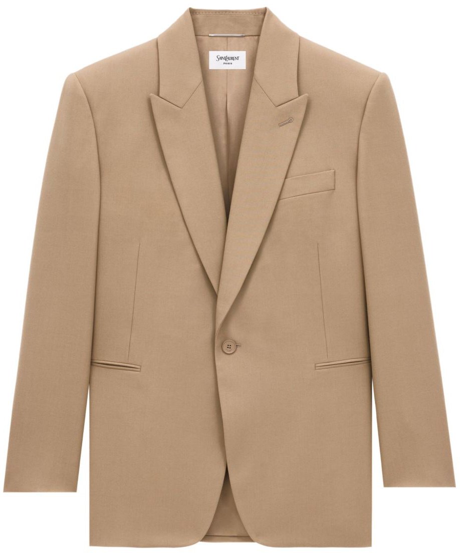Saint Laurent Jackets Beige Beige