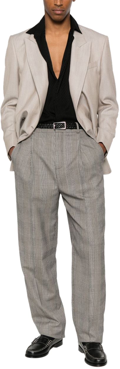 Saint Laurent Trousers Brown Bruin