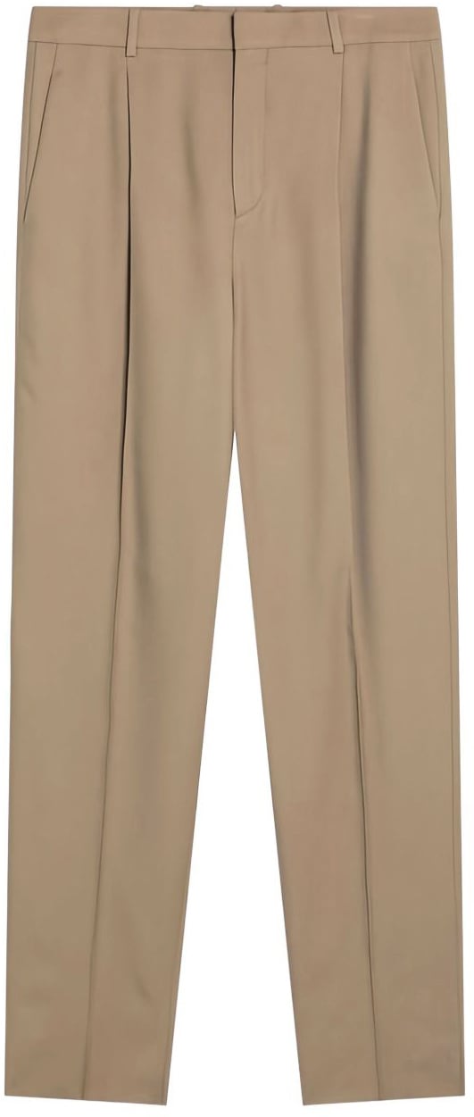 Saint Laurent Trousers Beige Beige