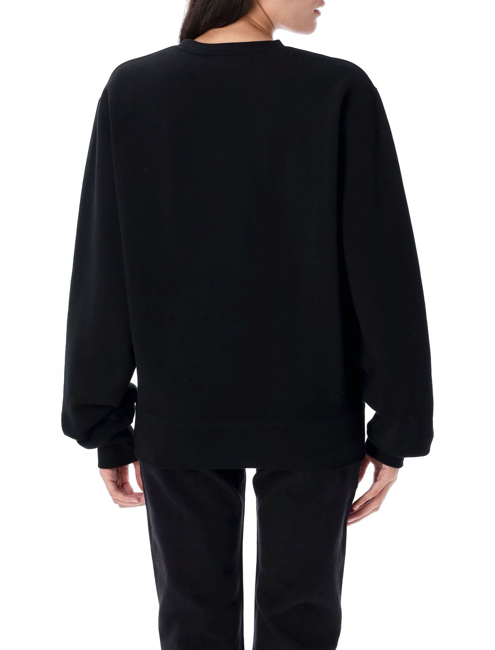 Saint Laurent Cassandra Embroidered Logo Fleece Sweatshirt Rood