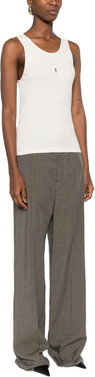 Saint Laurent Top White Wit