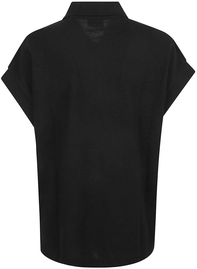 Saint Laurent Classic Black Polo Shirt Zwart