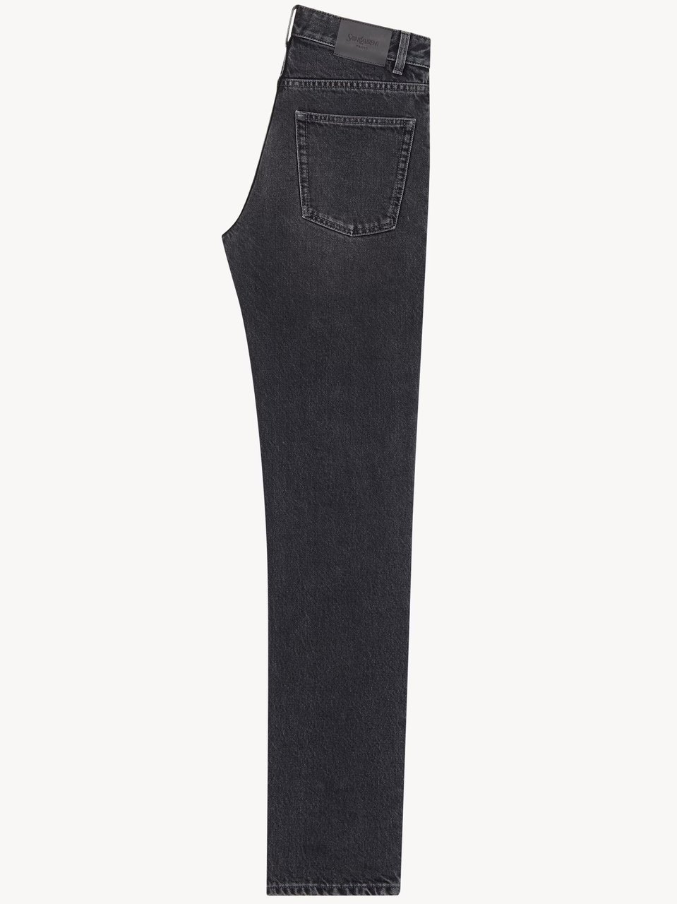 Saint Laurent Dark Charcoal Jeans Dritti Jeans Zwart