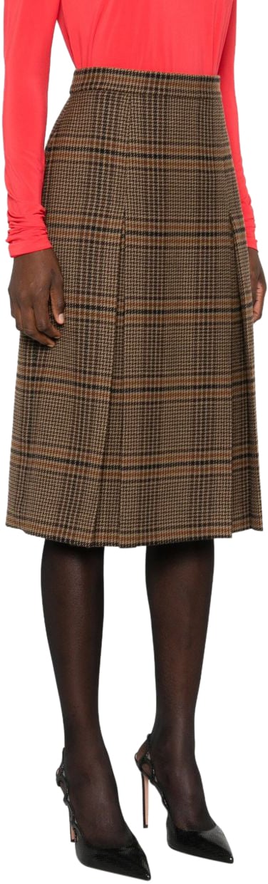 Saint Laurent Skirts Beige Beige