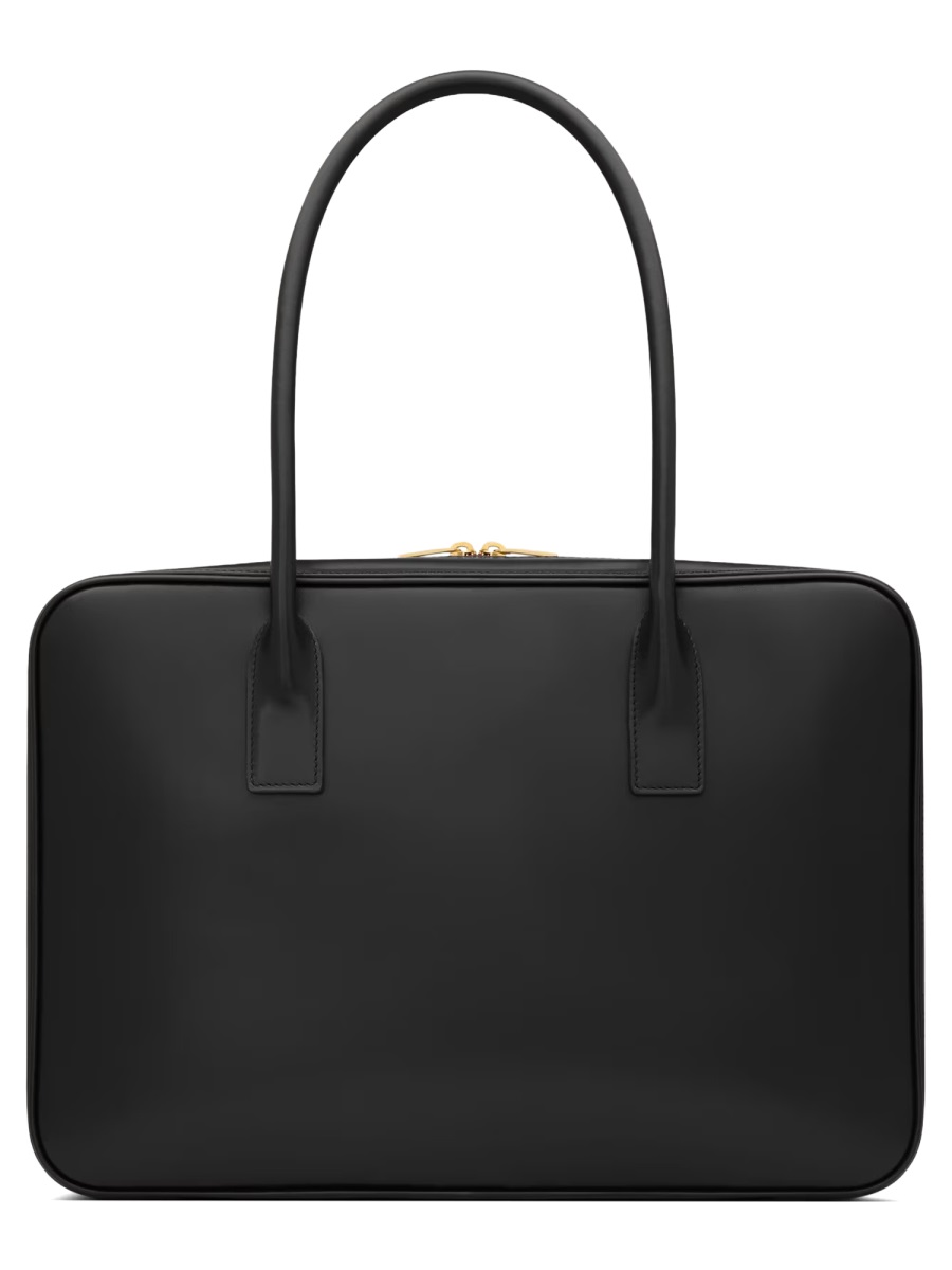 Saint Laurent Black Minimalist Padlock Shoulder Bag Zwart