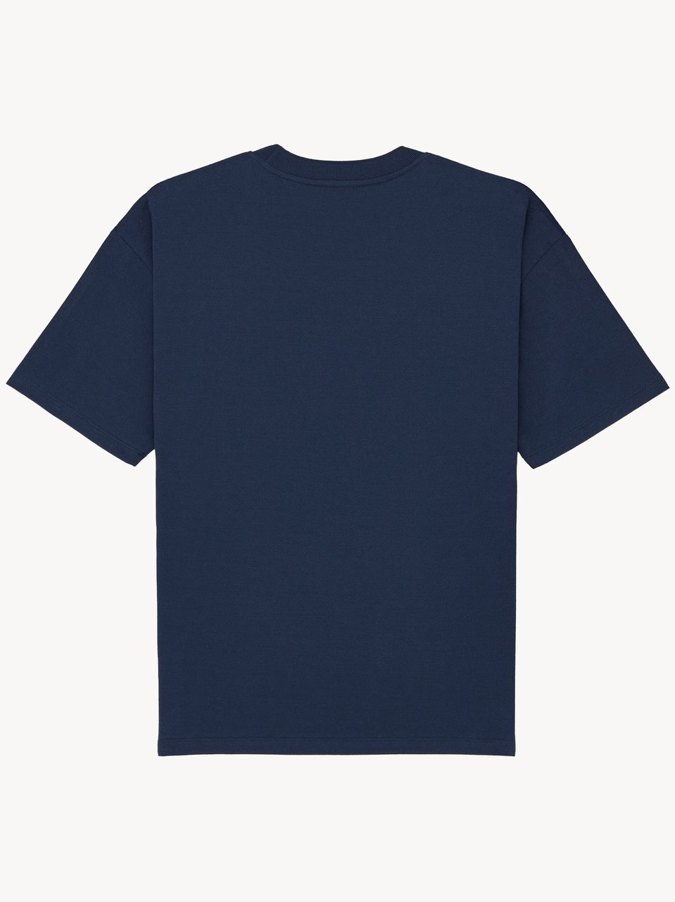 Saint Laurent Blue T-Shirt Oversize Cassandre T-Shirt Zwart